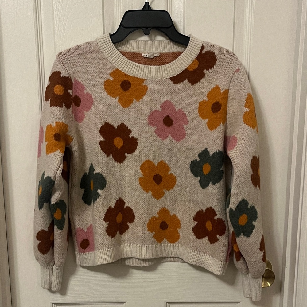 JODIFL Sweet Flower Sweater Size S